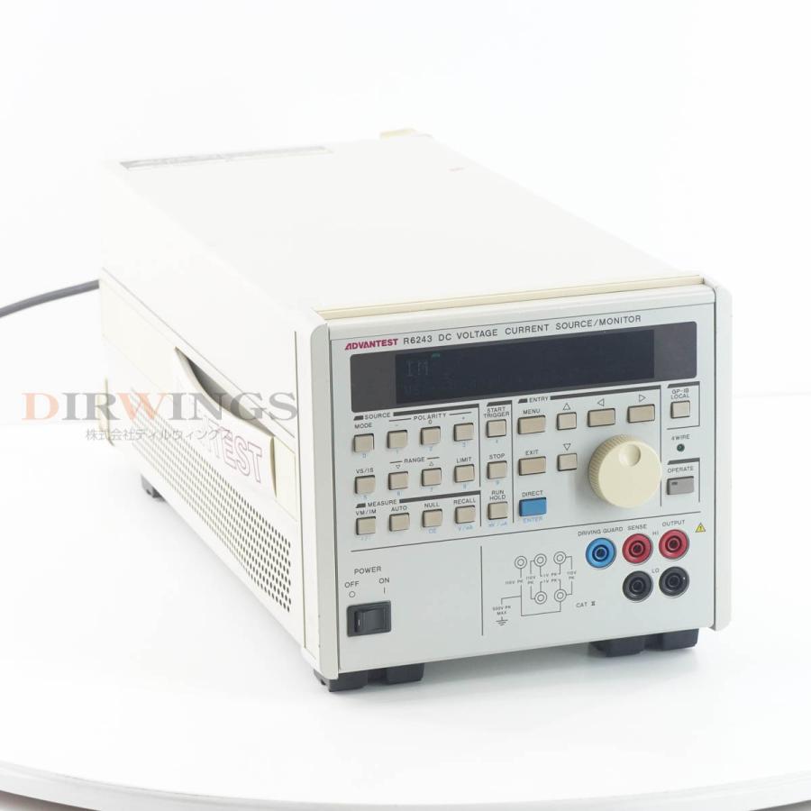 その他 ADVANTEST 6243 DC VOLTAGE/CURRENT SOURCE JB]USED 保証なし ADVANTEST R6243 DC VOLTAGE CURRENT SOURCE/MONITOR
