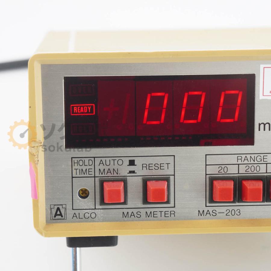 [JB]USED 保証なし ALCO MAS-203 MAS METER マスメーター 電源コード [07111-0017] : ソクラボ ...