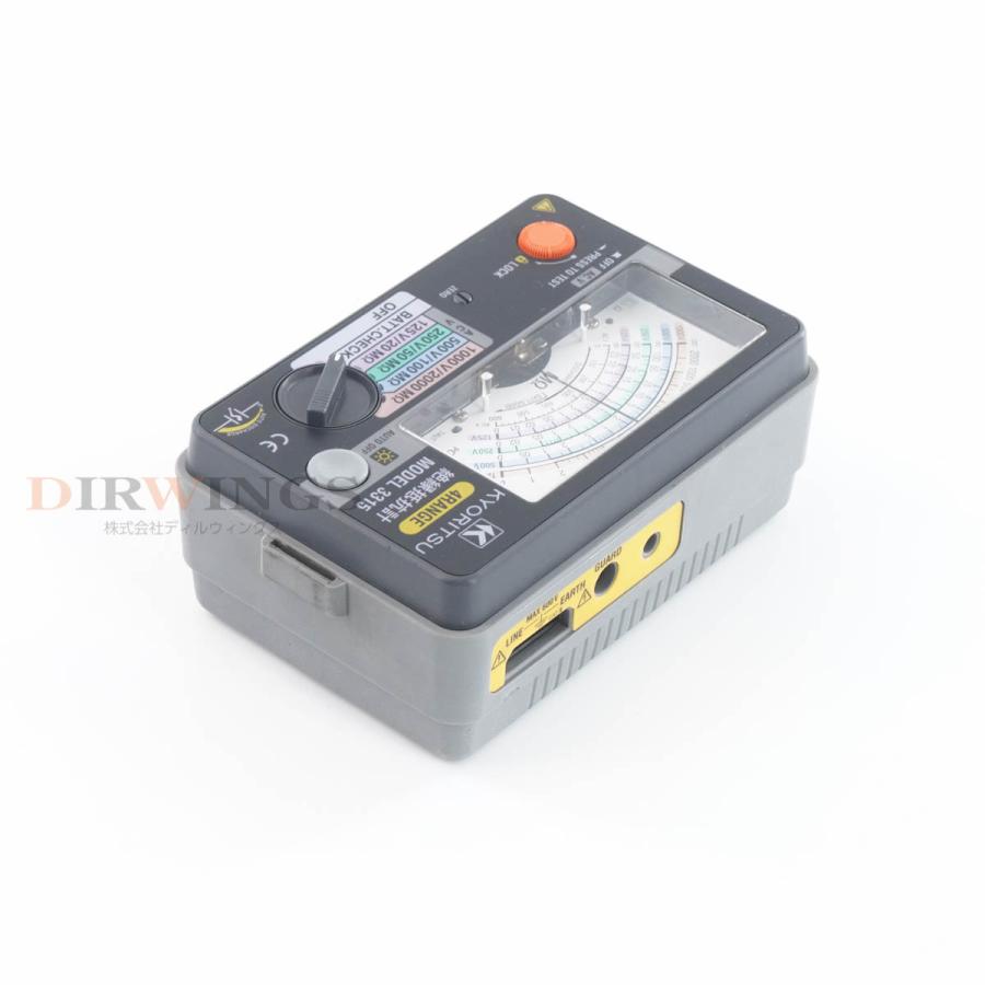 DW]USED 8日保証 KYORITSU 3315 4RANGE INSULATION TESTER 絶縁抵抗計 