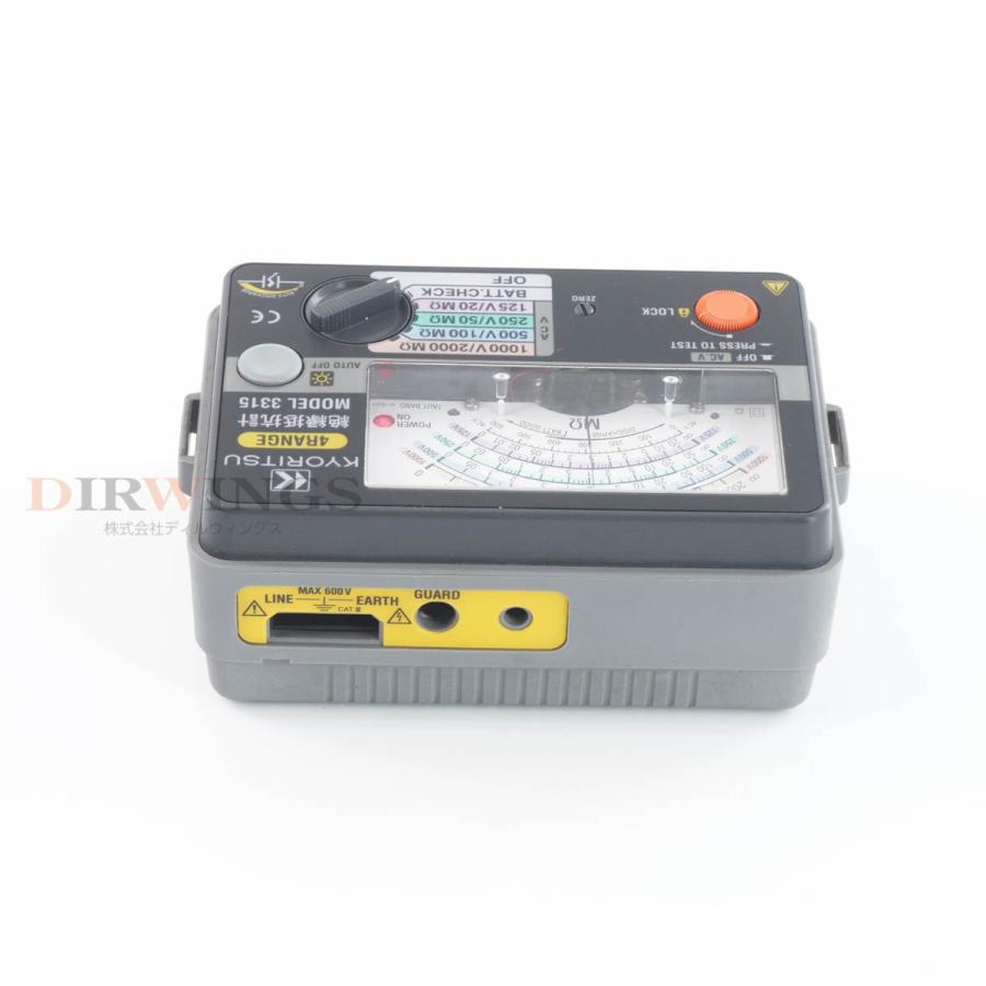 DW]USED 8日保証 KYORITSU 3315 4RANGE INSULATION TESTER 絶縁