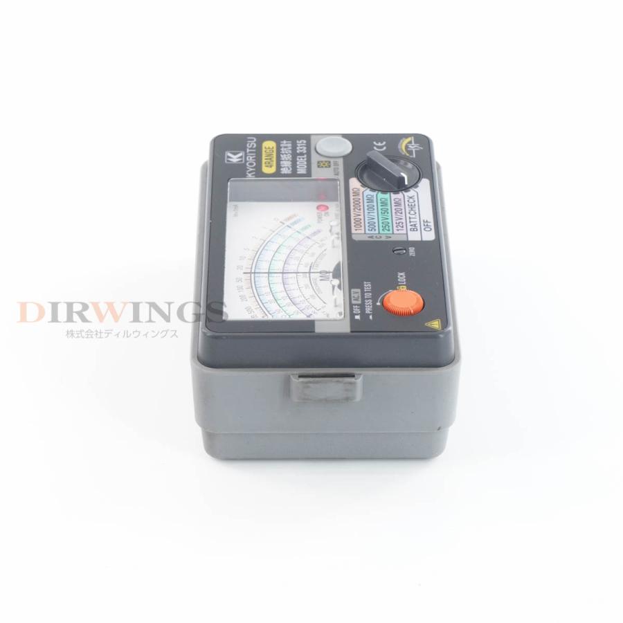 DW]USED 8日保証 KYORITSU 3315 4RANGE INSULATION TESTER 絶縁