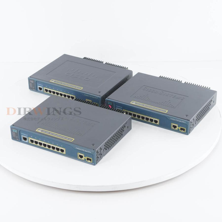 Cisco Catalyst 3560 PoE-8 3台セット【バラ売り不可】 PG]USED 8日保証 3台セット CISCO WS-C3560-8PC-S Catalyst 3560 PoE-8