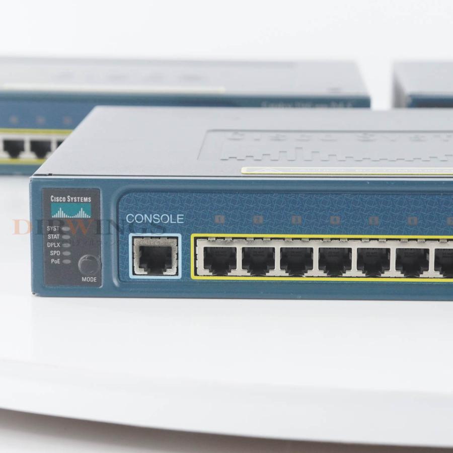 PG]USED 8日保証 3台セット CISCO WS-C3560-8PC-S Catalyst 3560 PoE-8