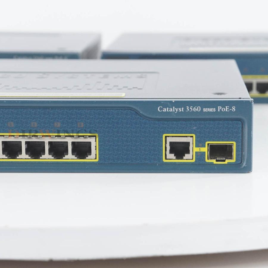 PG]USED 8日保証 3台セット CISCO WS-C3560-8PC-S Catalyst 3560 PoE-8