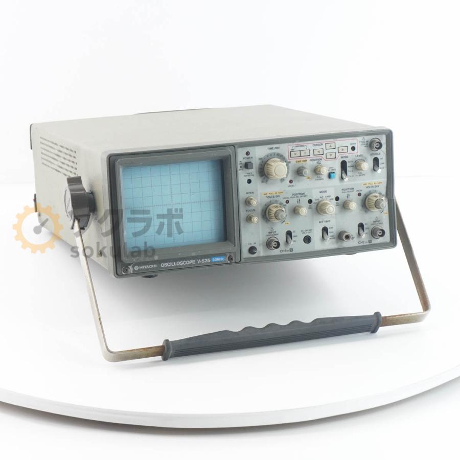JB]USED 保証なし HITACHI V-525 OSCILLOSCOPE オシロスコープ 50MHz