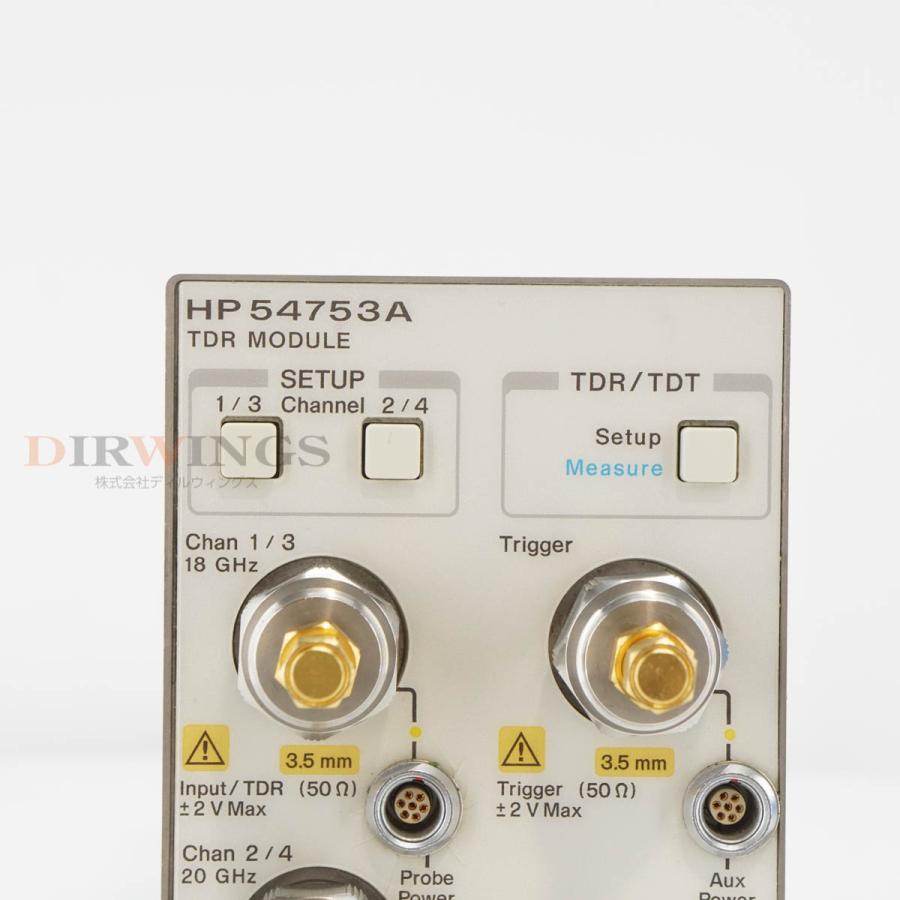 8日保証 hp 54753A TDR MODULE TDRモジュール 取扱説明書 [07139-0017] 【ロングストロークダイヤルゲージ】