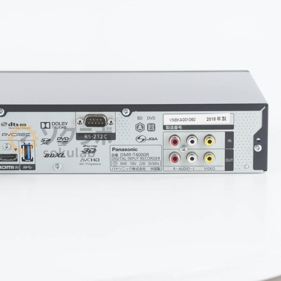 PG]USED 8日保証 2018年製 Panasonic DMR-T4000R デジタル入力