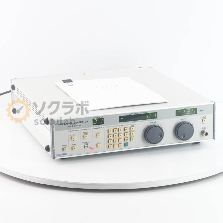 [DW]USED 8日保証 MEGURO MSG-2041-11 GPS SIGNAL GENERATOR GPS信号発生器 シグナル ...