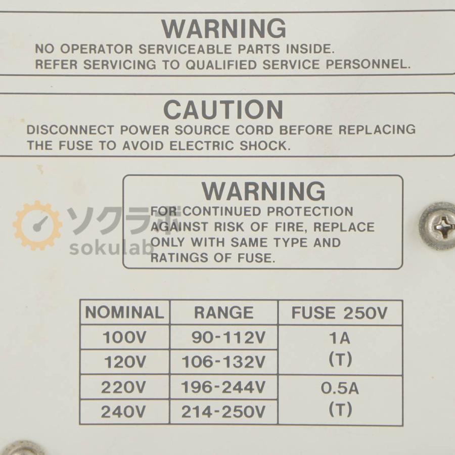 [JB]USED 保証なし Panasonic VP-7723A Audio Analyzer オーディオアナライザー [07237-0012] |  | 14