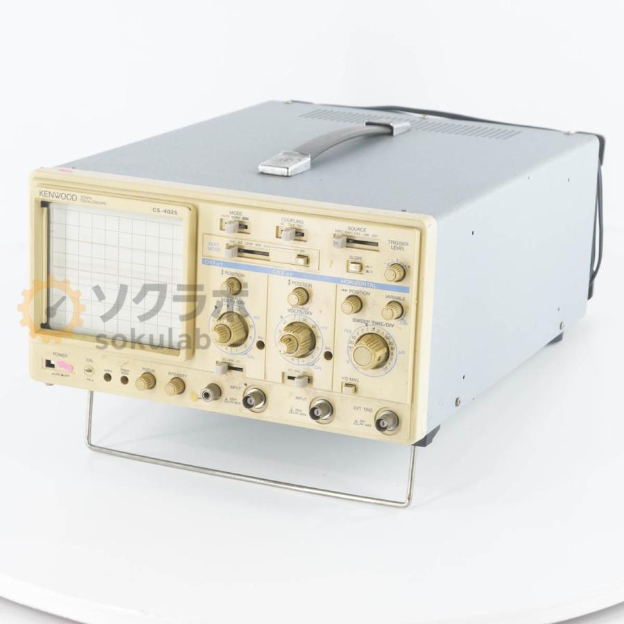 [JB]USED 保証なし KENWOOD CS-4025 OSCILLOSCOPE オシロスコープ 20MHz [07237-0020] |  | 01