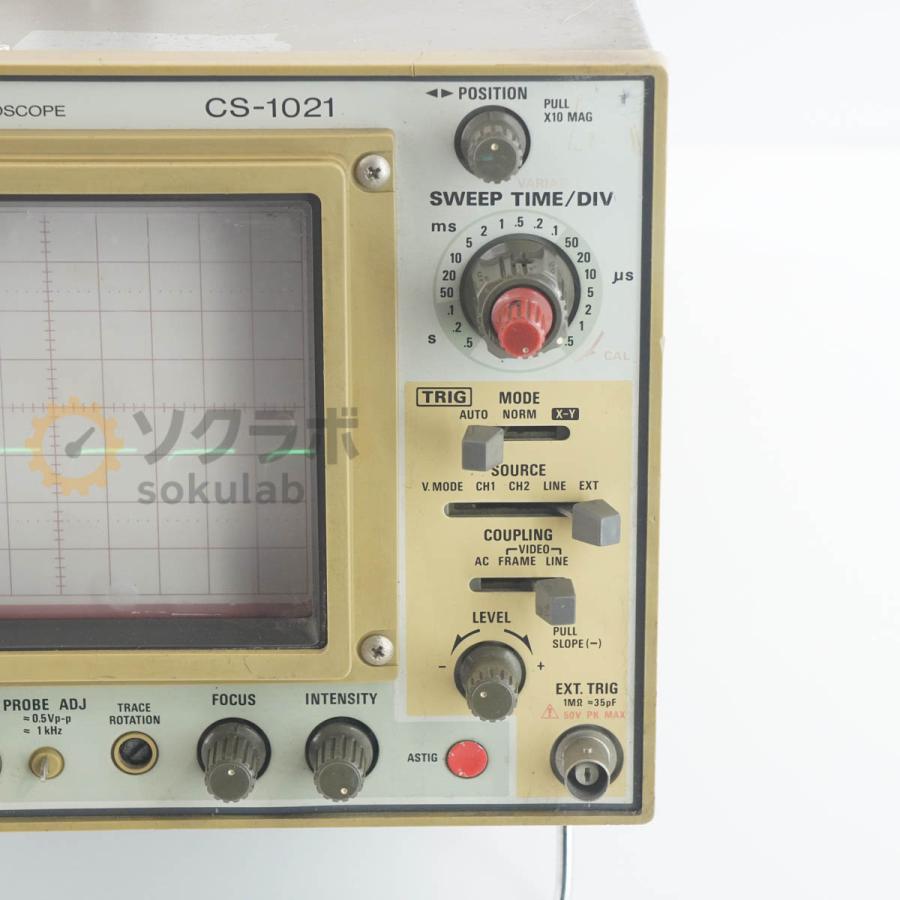 [JB]USED 保証なし KENWOOD CS-1021 OSCILLOSCOPE オシロスコープ 20MHz [07237-0047] |  | 06