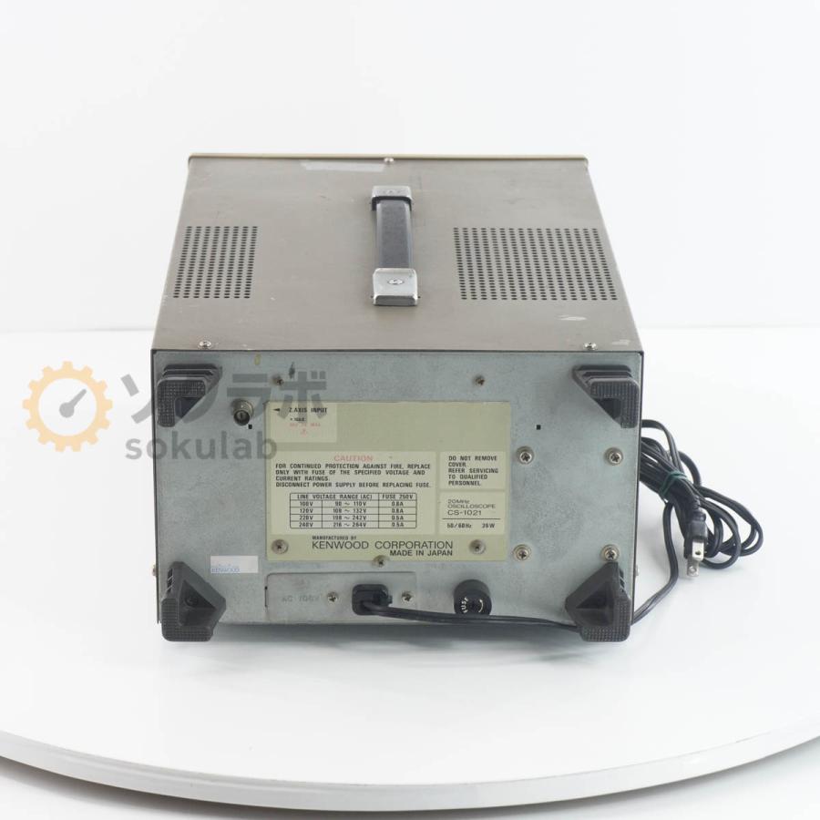 [JB]USED 保証なし KENWOOD CS-1021 OSCILLOSCOPE オシロスコープ 20MHz [07237-0047] |  | 08