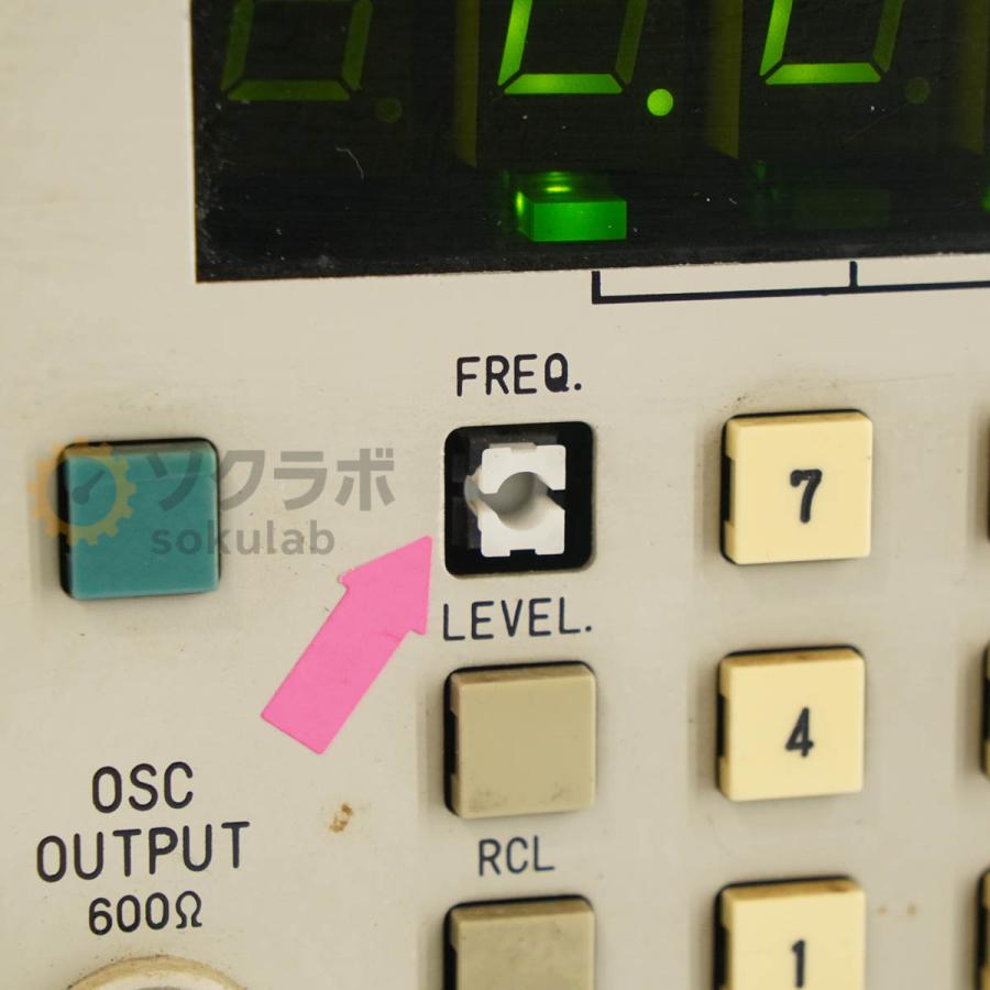 [JB]USED 保証なし MEGURO MAK-6581 AUDIO ANALYZER オーディオアナライザー [07237-0062] |  | 06