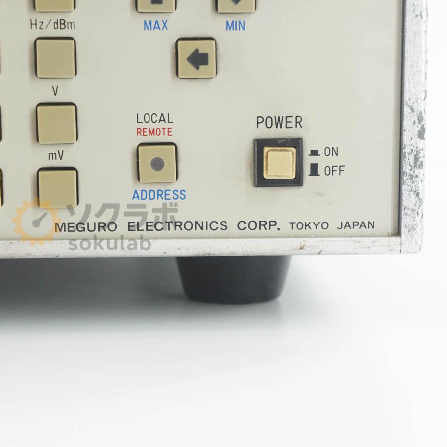 [JB]USED 保証なし MEGURO MAK-6581 AUDIO ANALYZER オーディオアナライザー 電源コード [07237-0108] |  | 11