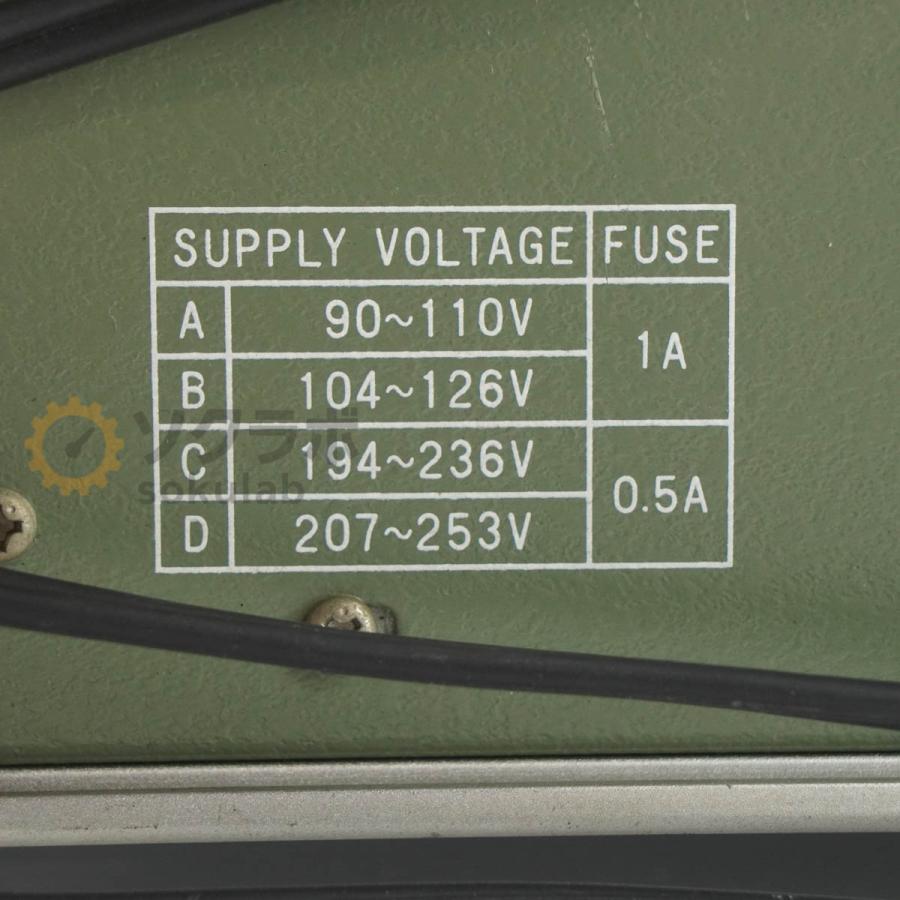 [JB]USED 保証なし MEGURO MAK-6581 AUDIO ANALYZER オーディオアナライザー 電源コード [07237-0108] |  | 16