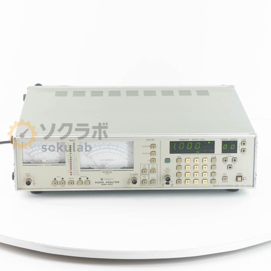 [JB]USED 保証なし MEGURO MAK-6581 AUDIO ANALYZER オーディオアナライザー 電源コード [07237-0108] |  | 02