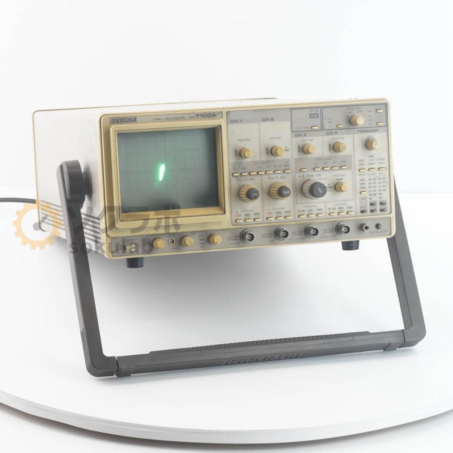 [JB]USED 保証なし KIKUSUI COM7100AGP OSCILLOSCOPE オシロスコープ 100MHz [07237-0111] | 