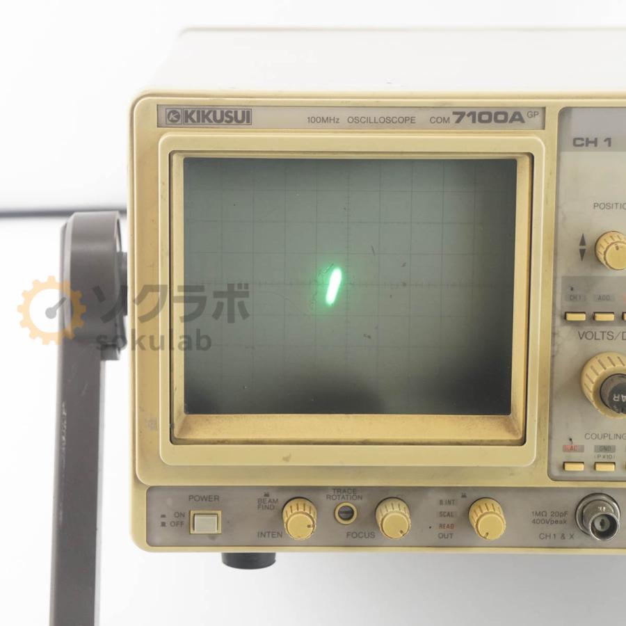 [JB]USED 保証なし KIKUSUI COM7100AGP OSCILLOSCOPE オシロスコープ 100MHz [07237-0111] |  | 03