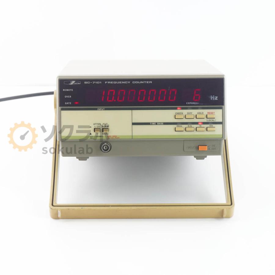 [JB]USED 保証なし IWATSU SC-7101 FREQUENCY COUNTER 周波数カウンター [07237-0113] |  | 02