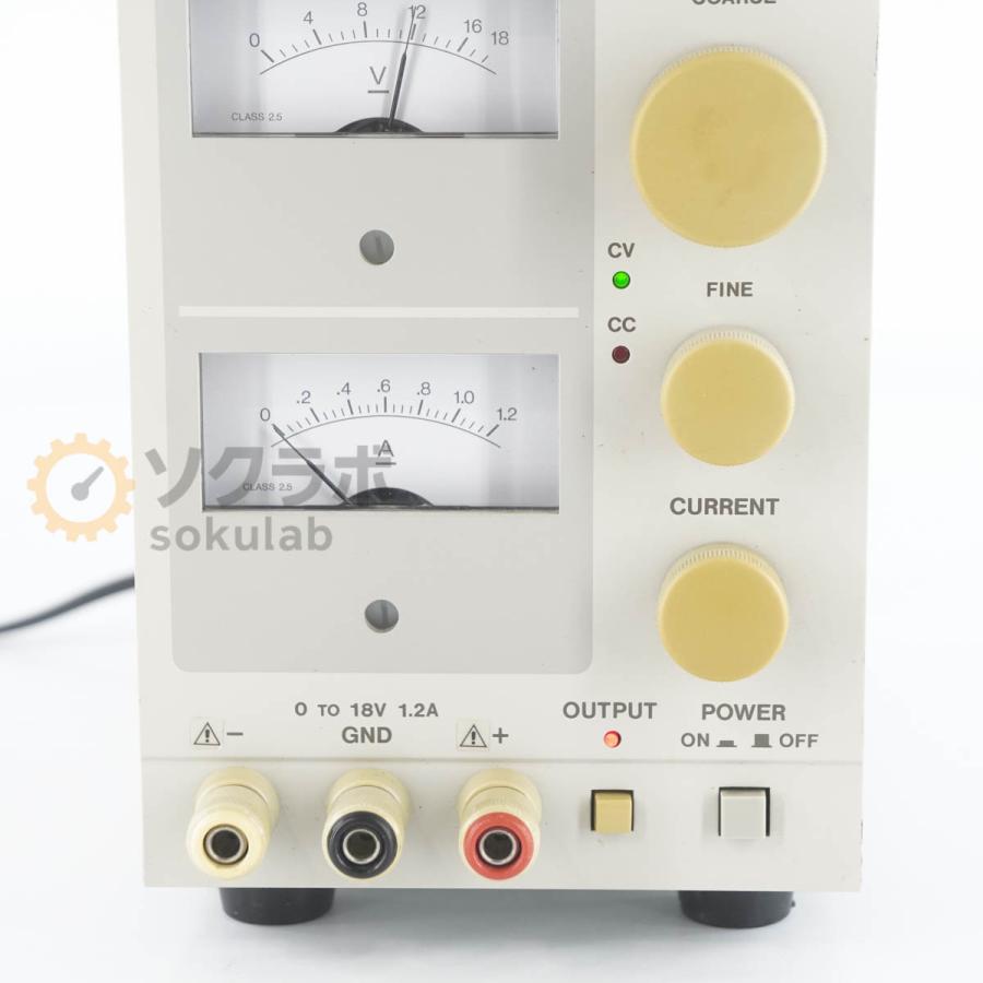 [DW]USED 8日保証 LEADER 818-1.2A REGULATED DC POWER SUPPLY 直流安定化電源 DC電源 直流電源 0-18V 1.2A [07237-0150] |  | 04