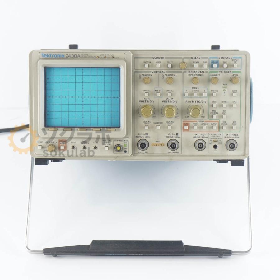 [JB]USED 保証なし Tektronix 2430A DIGITAL OSCILLOSCOPE デジタルオシロスコープ [07237-0196] |  | 02