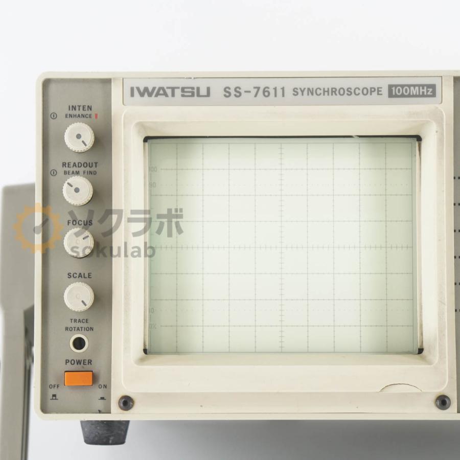 [JB]USED 保証なし IWATSU SS-7611 SYNCHROSCOPE OSCILLOSCOPE シンクロスコープ オシロスコープ 100MHz [07237-0225] |  | 03