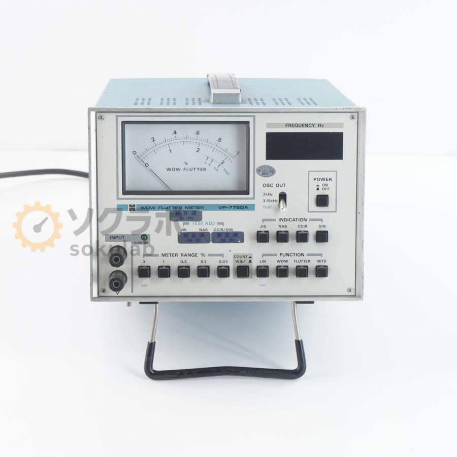 JB]USED 保証なし National VP-7750A WOW FLUTTER METER ワウ