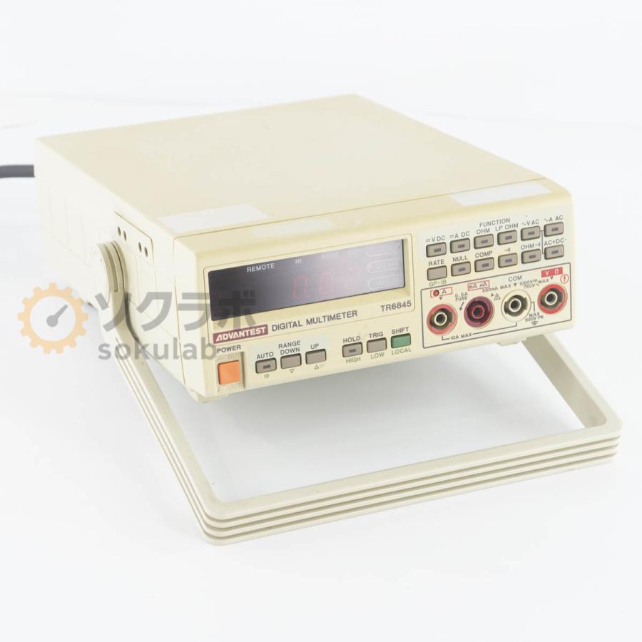 [DW]USED 8日保証 ADVANTEST TR6845 DMM DIGITAL MULTIMETER デジタルマルチメーター TR13217 [07237-0303] | 