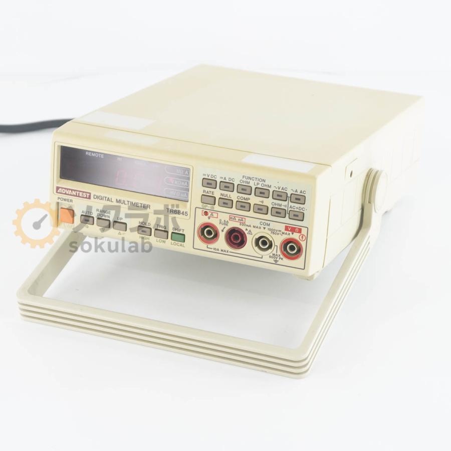 [DW]USED 8日保証 ADVANTEST TR6845 DMM DIGITAL MULTIMETER デジタルマルチメーター TR13217 [07237-0303] |  | 01