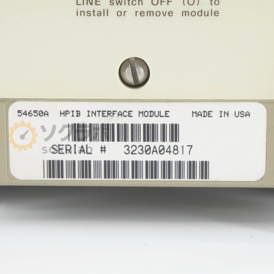 [JB]USED 保証なし hp 54600A OSCILLOSCOPE オシロスコープ 54650A 100MHz 2ch [07237-0305] |  | 08