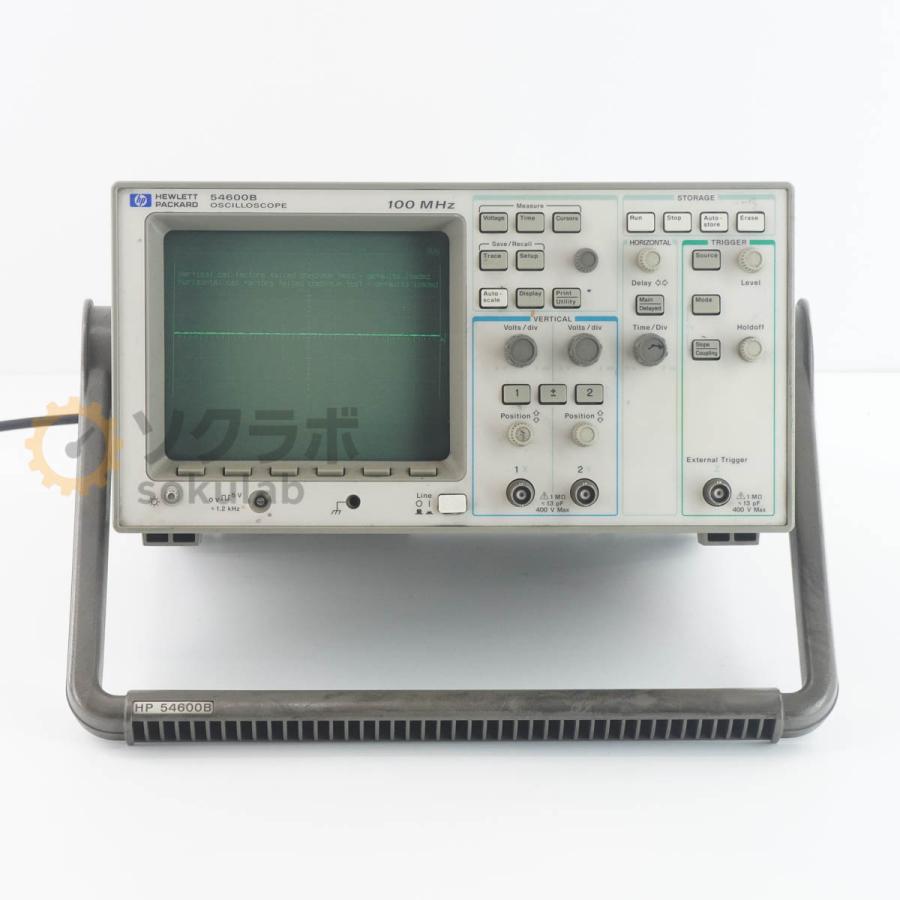 [JB]USED 保証なし hp 54600B OSCILLOSCOPE オシロスコープ OPT 001 54650A 100MHz [07237-0331] |  | 02