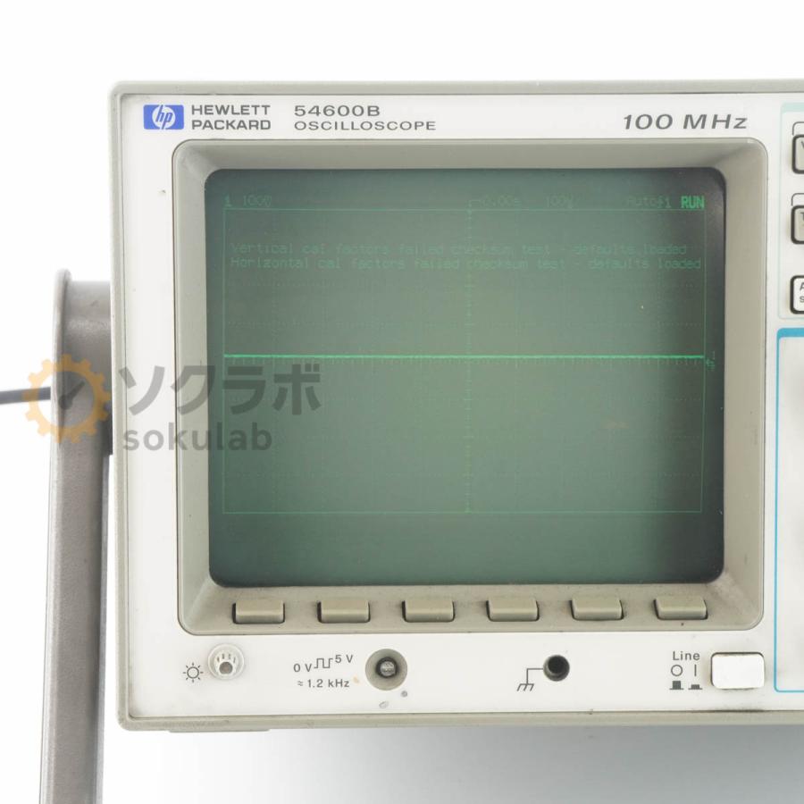 [JB]USED 保証なし hp 54600B OSCILLOSCOPE オシロスコープ OPT 001 54650A 100MHz [07237-0331] |  | 03