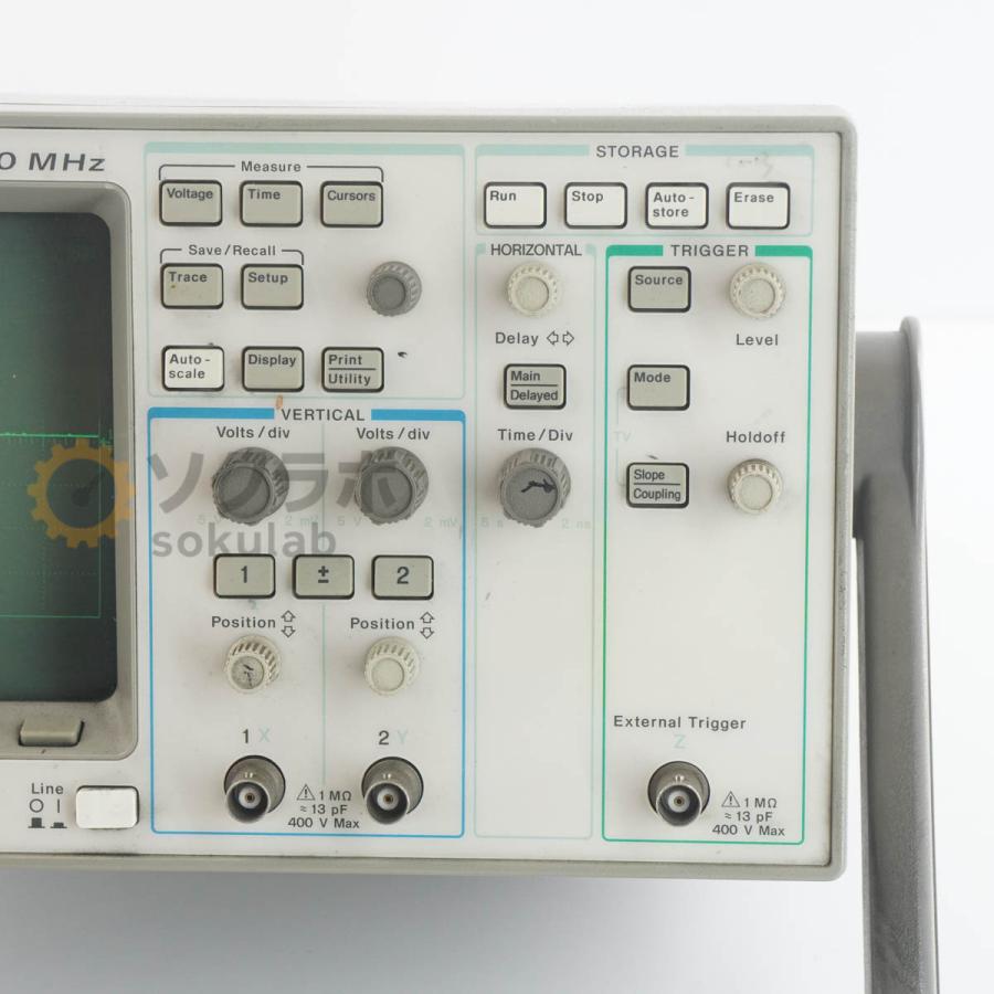 [JB]USED 保証なし hp 54600B OSCILLOSCOPE オシロスコープ OPT 001 54650A 100MHz [07237-0331] |  | 04