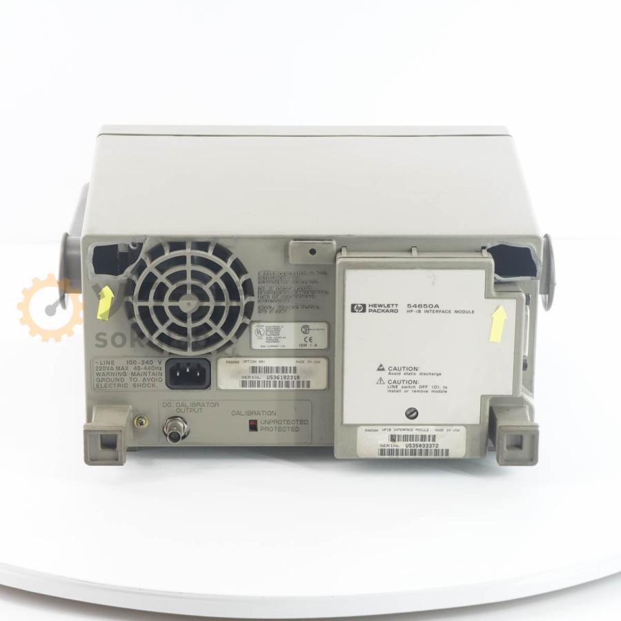 [JB]USED 保証なし hp 54600B OSCILLOSCOPE オシロスコープ OPT 001 54650A 100MHz [07237-0331] |  | 06