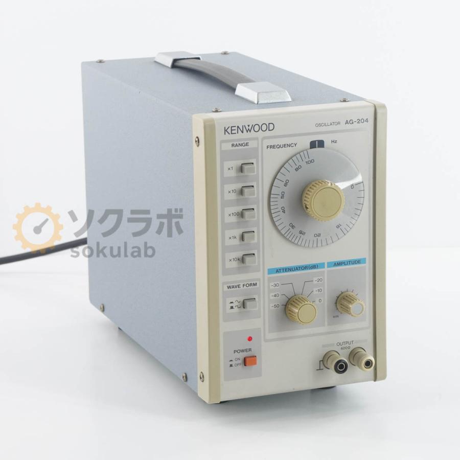 DW]USED 8日保証 KENWOOD AG-204 OSCILLATOR 低周波発振器