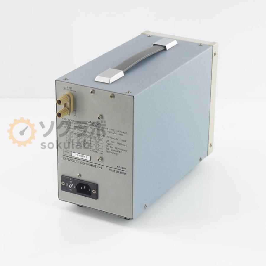 DW]USED 8日保証 KENWOOD AG-204 OSCILLATOR 低周波発振器