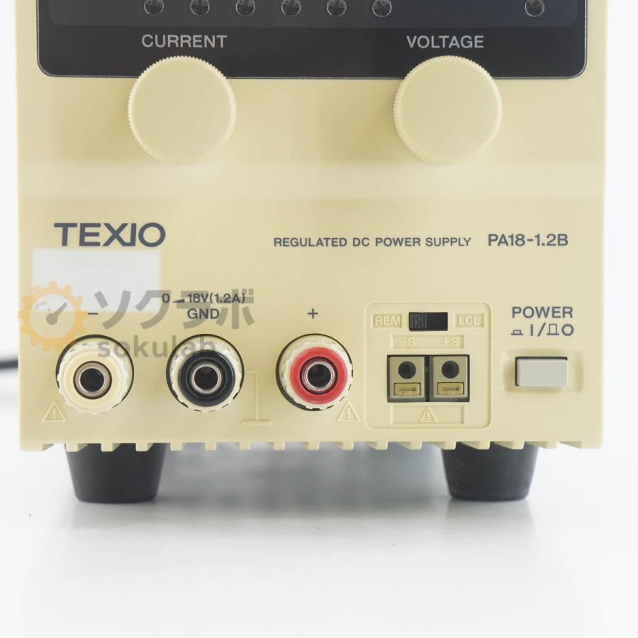 DW]USED 8日保証 TEXIO PA18-1.2B PAB-B REGULATED DC POWER SUPPLY