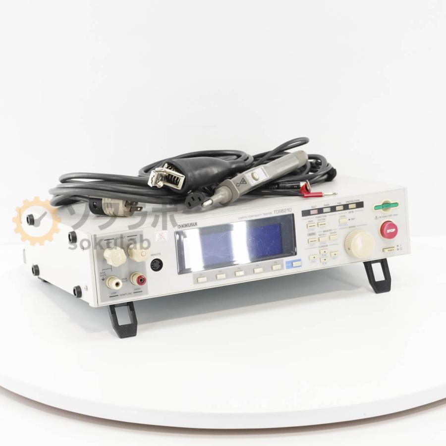 DW]USED 8日保証 05/2024CAL KIKUSUI TOS6210 EARTH CONTINUITY TESTER