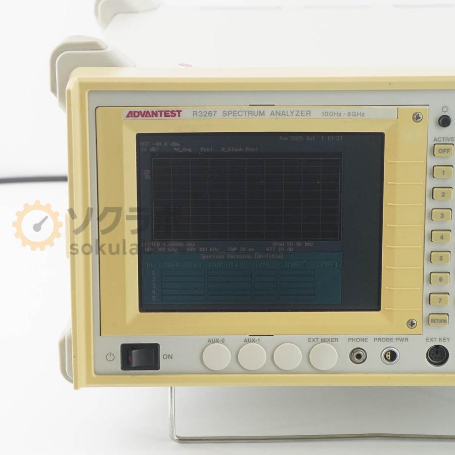 [DW]USED 8日保証 ADVANTEST R3267 スペアナ SPECTRUM ANALYZER スペクトラムアナライザー 100Hz ...