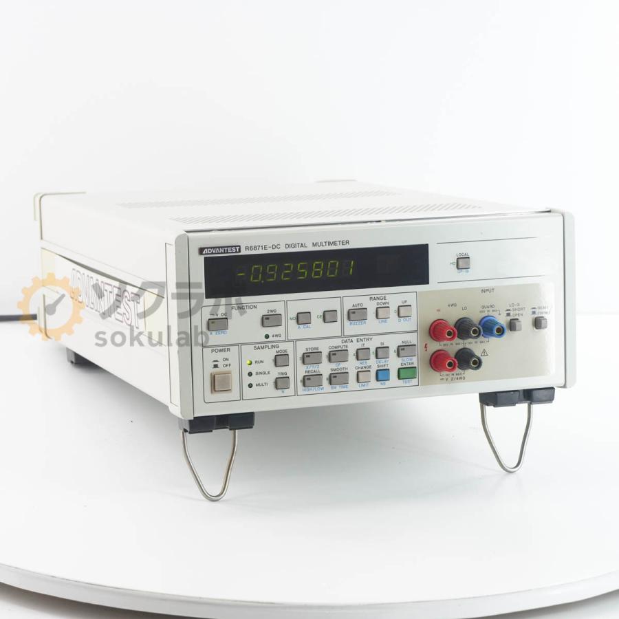 DW]USED 8日保証 ADVANTEST R6871E-DC DMM DIGITAL MULTIMETER