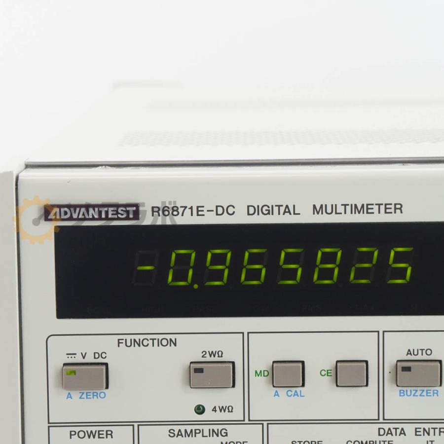 DW]USED 8日保証 ADVANTEST R6871E-DC DMM DIGITAL MULTIMETER