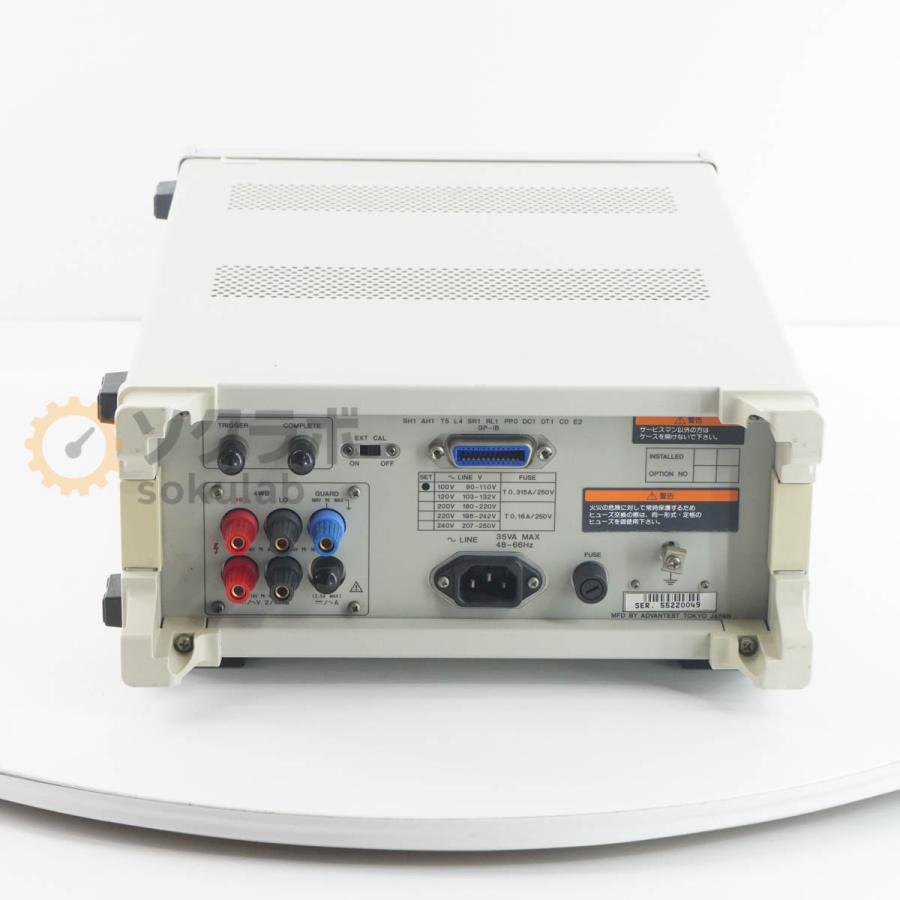 DW]USED 8日保証 ADVANTEST R6871E-DC DMM DIGITAL MULTIMETER