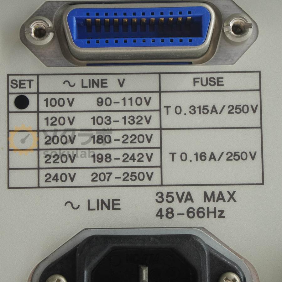 DW]USED 8日保証 ADVANTEST R6871E-DC DMM DIGITAL MULTIMETER