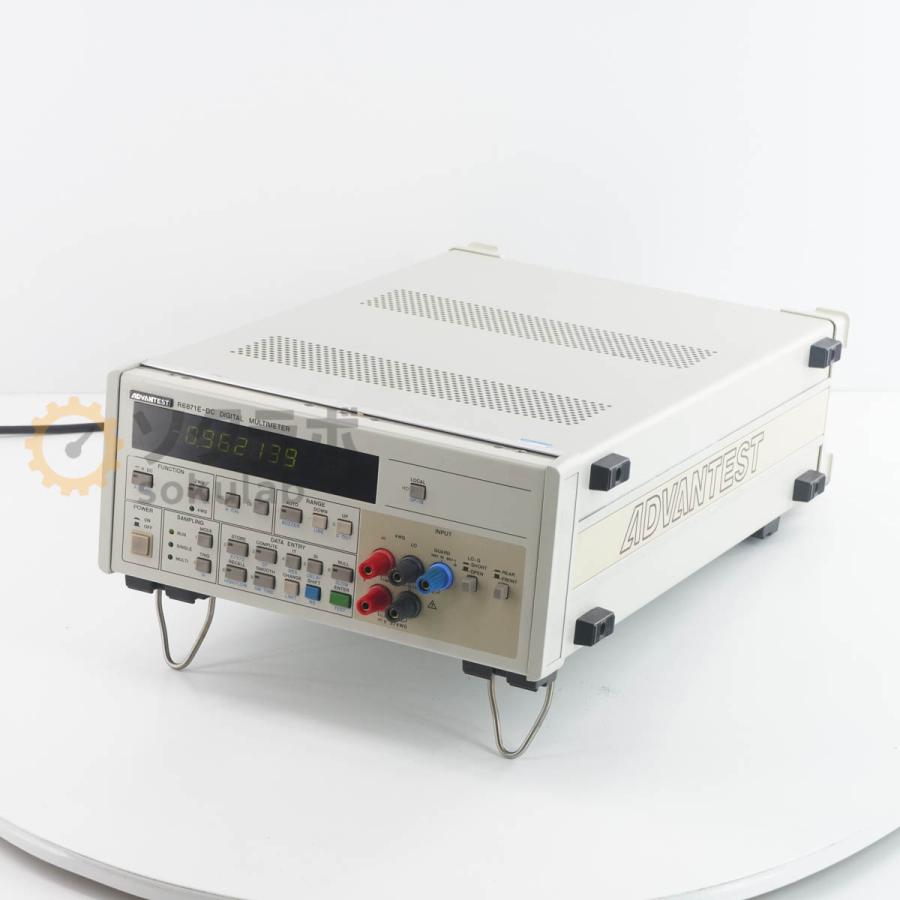 DW]USED 8日保証 ADVANTEST R6871E-DC DMM DIGITAL MULTIMETER