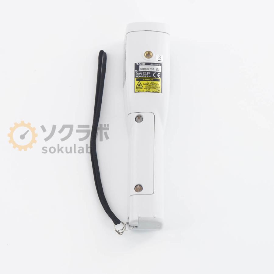 DW]USED 8日保証 HORIBA IT-550F INFRARED THERMOMETER 非接触 