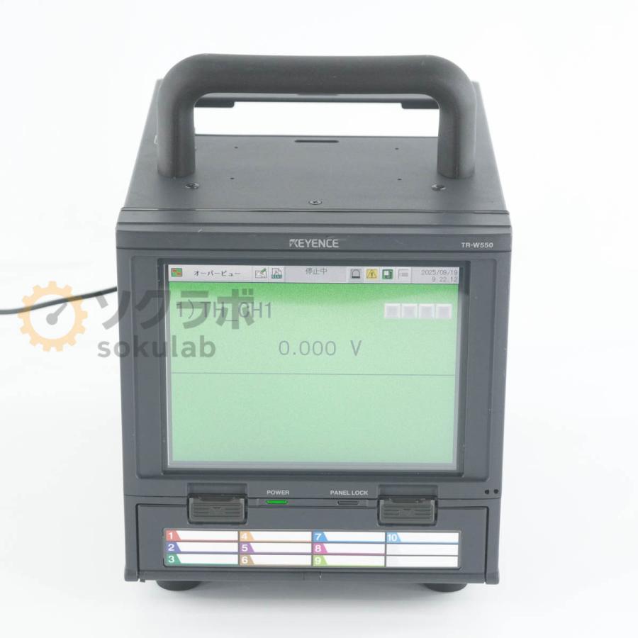 [DW]USED 8日保証 KEYENCE TR-W550 Paperless Recorder タッチ型ペーパーレスレコーダー 記録計 5型 ...