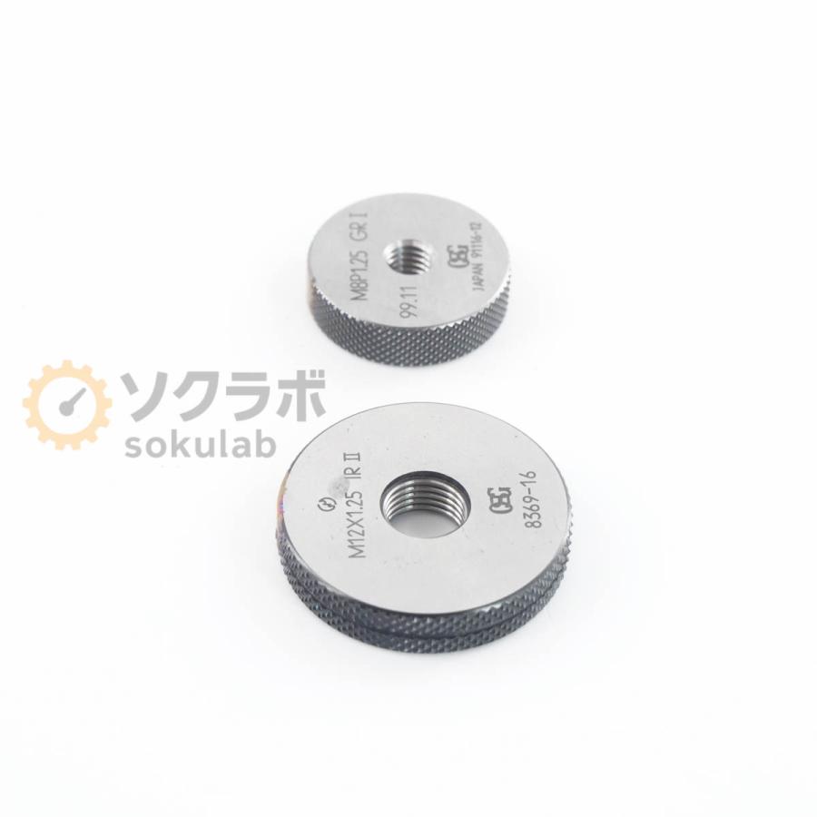 DW]USED 8日保証 セット OSG M12X1.25 IR II M8P1.25 GR I THREAD RING 