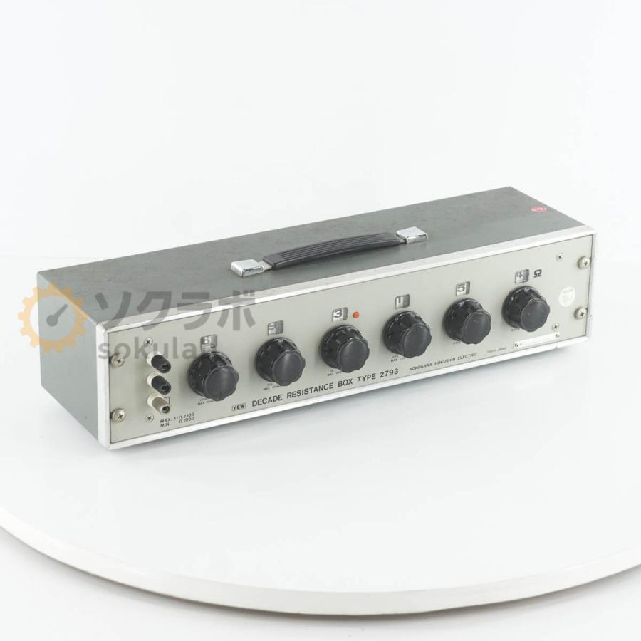DW]USED 8日保証 YOKOGAWA TYPE 2793 YEW DECADE RESISTANCE BOX 6