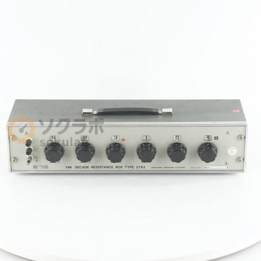 DW]USED 8日保証 YOKOGAWA TYPE 2793 YEW DECADE RESISTANCE BOX 6
