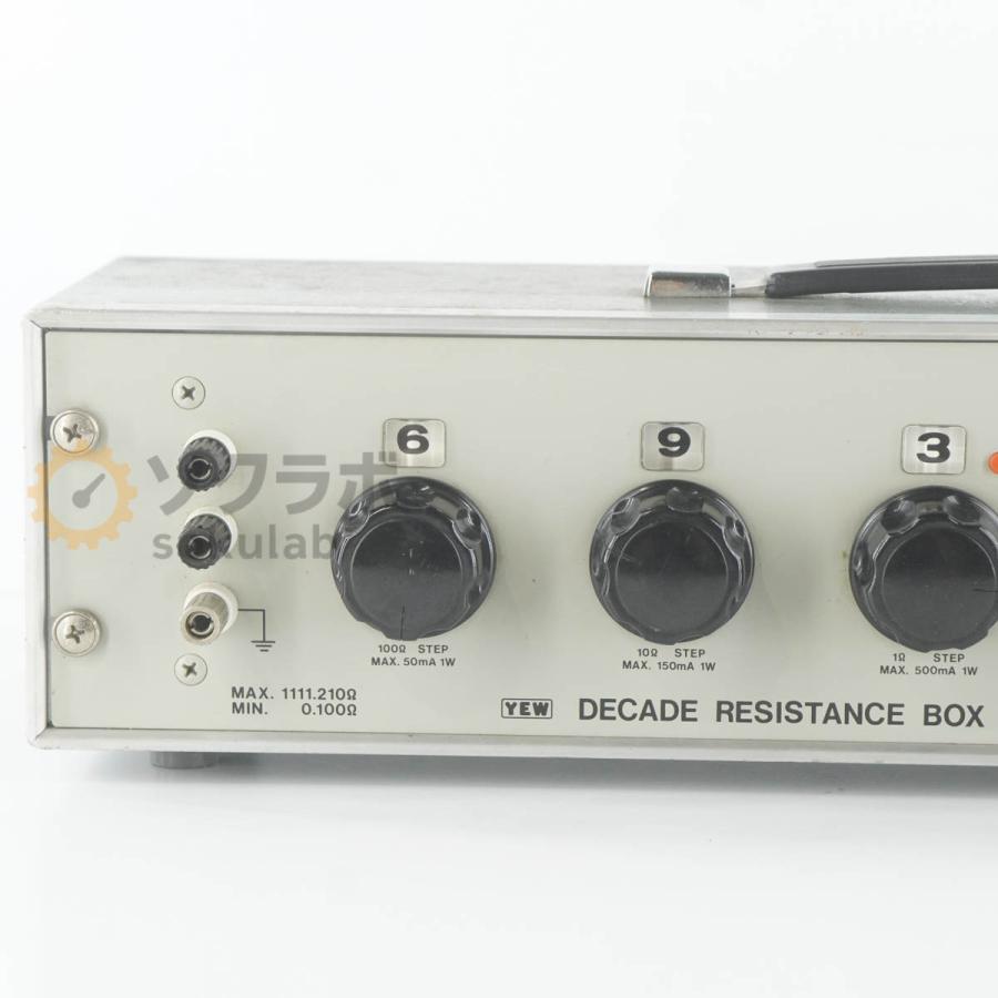 DW]USED 8日保証 YOKOGAWA TYPE 2793 YEW DECADE RESISTANCE BOX 6
